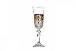 Lead Crystal Champagne Glass Laura with Gift Box